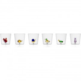 verres a eau ichendorf animaux animal farm set de 6