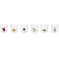 verres a eau ichendorf animaux animal farm set de 6