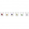 verres a eau ichendorf animaux animal farm set de 6