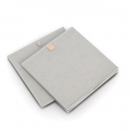 boite de rangement textile gris zeller