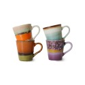 tasse a espresso hk living retro set de 4
