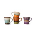 tasse a espresso hk living retro set de 4