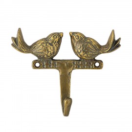 patere murale metal laiton dore oiseaux bloomingville fredo