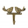 patere murale metal laiton dore oiseaux bloomingville fredo