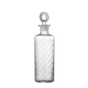 carafe bouteille verre grave avec bouchon verre bloomingville meti
