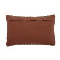 coussin de canape broderie graphique bleu marron bloomingville newtown