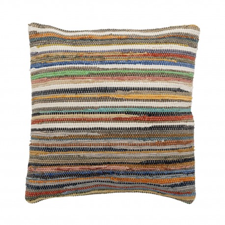 coussin canape rayures multicolore bloomingville lovis