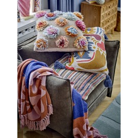 coussin canape rayures multicolore bloomingville lovis