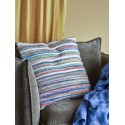 coussin canape rayures multicolore bloomingville lovis
