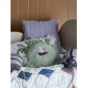 coussin enfant rond coton vert oiseau bloomingville elinna