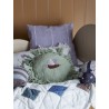 coussin enfant rond coton vert oiseau bloomingville elinna