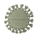 coussin enfant rond coton vert oiseau bloomingville elinna