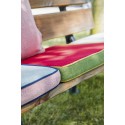 coussin de chaise design reversible multicolore remember