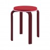 tabouret rond design bois multicolore remember max