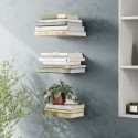 Set de 3 etageres murales invisibles umbra conceal