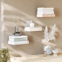 Set de 3 etageres murales invisibles umbra conceal