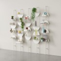 etagere murale verticale graphique acier umbra solis