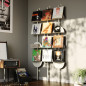 etagere murale verticale graphique acier umbra solis