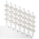 etagere murale verticale graphique acier umbra solis