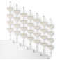 etagere murale verticale graphique acier umbra solis
