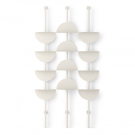 etagere murale verticale graphique acier umbra solis