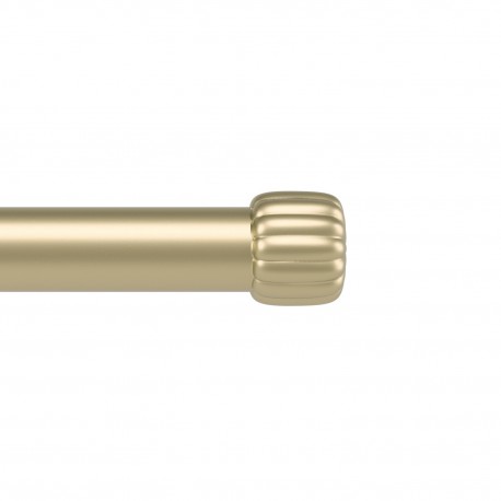 Grande tringle a rideaux simple extensible elegante acier umbra cleo