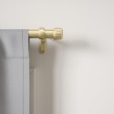 Grande tringle a rideaux simple extensible elegante acier umbra cleo
