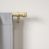 Grande à tringle à rideaux simple extensible acier Umbra CLEO