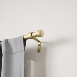 Grande tringle a rideaux simple extensible elegante acier umbra cleo