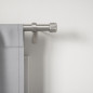 Tringle a rideaux simple extensible elegante acier umbra cleo