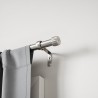 Tringle a rideaux simple extensible elegante acier umbra cleo