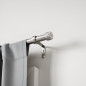 grande tringle a rideaux simple extensible design acier umbra cleo
