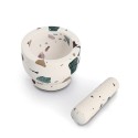 Mortier et pilon terrazzo multicolore zeller