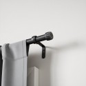 Grande tringle a rideaux extensible chic acier umbra cleo