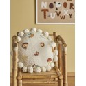 Coussin enfant rond coton imprime Bloomingville Agnes