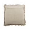 grand coussin salon coton beige franges bloomingville