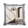 Coussin decoratif motif art abstrait Bloomingville Rudaur