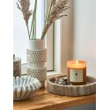 Vase droit grès texturé blanc Bloomingville Barrit