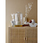 Vase droit grès texturé blanc Bloomingville Barrit