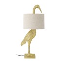 Lampe de table oiseau heron doré Bloomingville