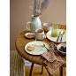 Carafe gres peint motif floral Bloomingville Bea