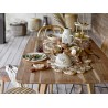 Carafe gres peint motif floral Bloomingville Bea