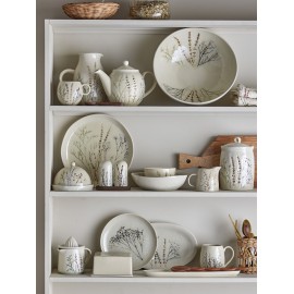 Carafe gres peint motif floral Bloomingville Bea