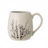 Mug céramique craquelée motif fleurs peint Bloomingville Bea