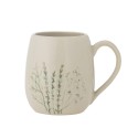 Mug céramique craquelée motif fleurs peint Bloomingville Bea