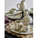 Mug céramique craquelée motif fleurs peint Bloomingville Bea