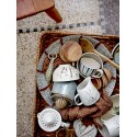Mug céramique peinte fleurs Bmoomingville Bea