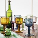 verre a pied colore vert bulle madam stoltz