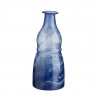 Petit vase verre recycle bleu Madam Stoltz