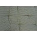 Matelas fauteuil assise coton imprime raye Madam Stoltz